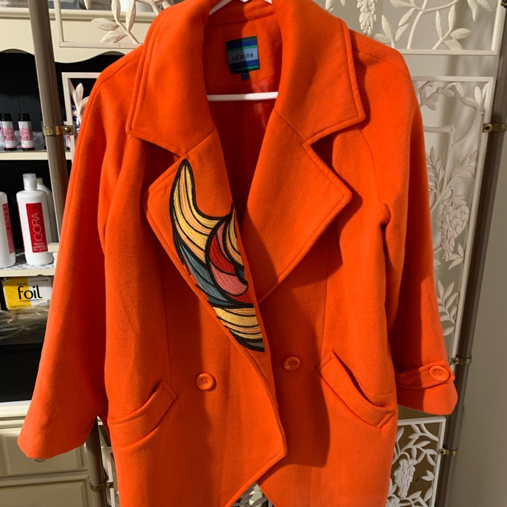 Oversized blazer coat